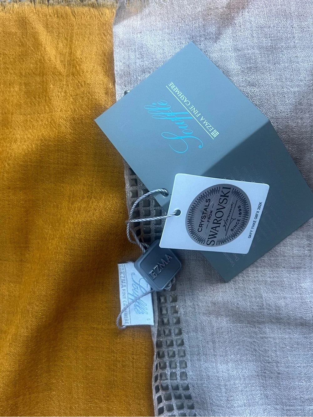 EZMA fine cashmere soufflé wrap